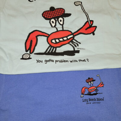 Crabby Golfer tee